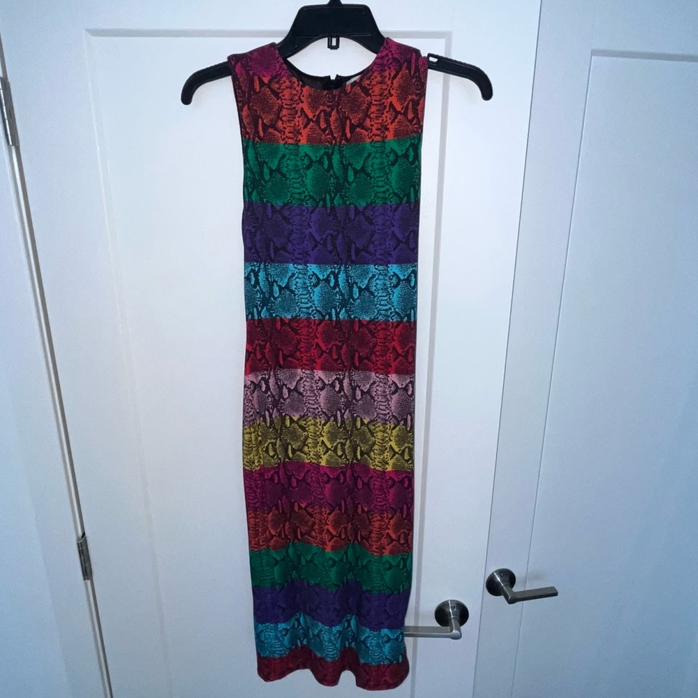 Alice and Olivia body on zip up dress size 0